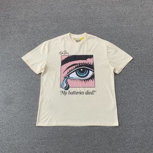 Gallery Black Short Sleeve Letter Graffiti Print